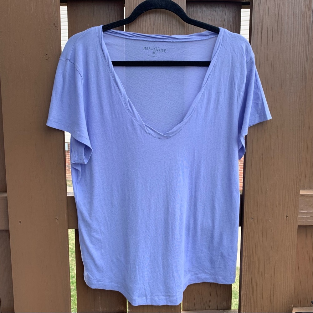 NWT J CREW lilac T shirt